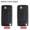 Car Remote Key Shell Case Cover Holder Fob 2 3 Button for Peugeot 308 207 307 3008 5008 Fob for Citroen C2 C3 C4 C8 Accessories