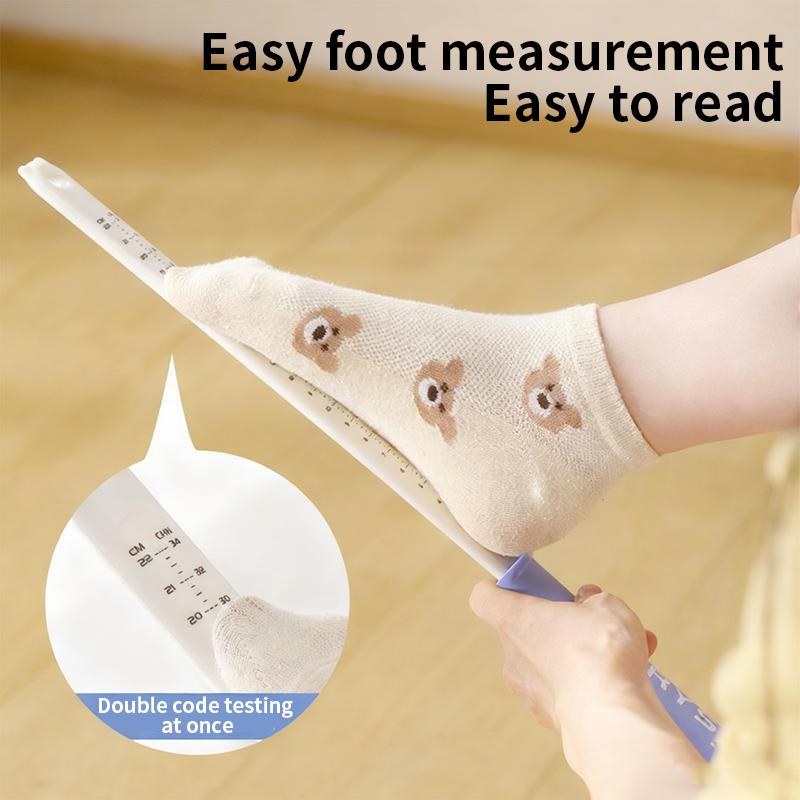Extendable Shoe Horn with Scale, Bend-Free for Pregnant Women & Elderly, Multifunctional Home Hanging Shoe Helper