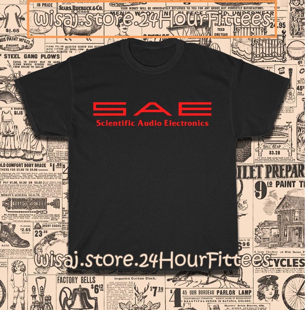 

New SAE Scientific Audio Electronics Logo Men039s TShirt American Size TShirt Unisex T-Shirt XXL