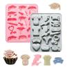 Nurse Graduation Fondant Molds Nurse Hat Stethoscope Silicone Molds Thermometer Medical Mold For Cake Decorating
