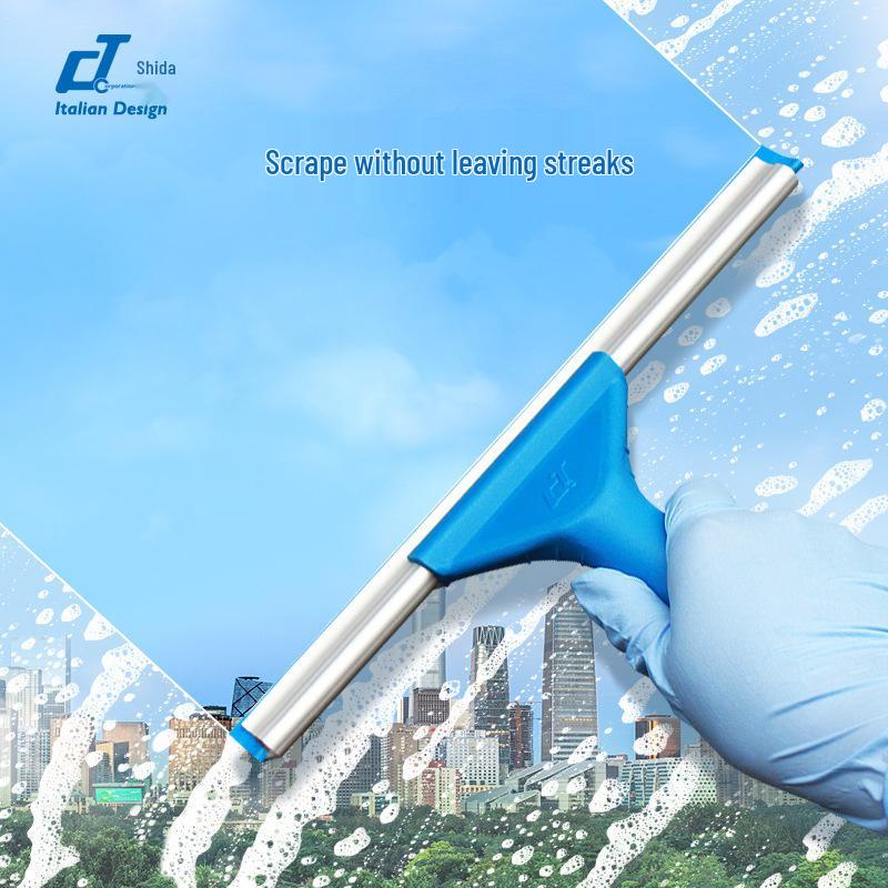 Household Glass Scraper & Wiper Cleaning Tool for High-Rise Windows