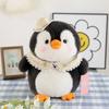 Adorable Gray Plush Penguin Doll Soft Toy Ideal For Kids Sleep And Comforting Gift