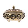 Brass Chinese Zodiac Aromatherapy Incense Furnace Metal Censer Bowl Home Decor Bedroom Study Yoga Room Accessory