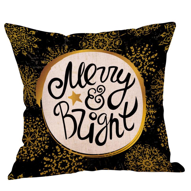 Bestselling Customizable Halloween Letter Pattern Throw Pillow Cover 45*45cm
