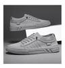 Sommarherrarnas Mesh Andningsbara Slip-on Sneakers: Luktbeständiga Flyknit Körskor för Skate