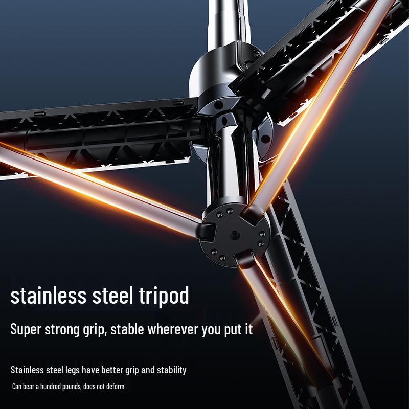 Bluetooth Selfie Stick Tripod: 1.88m Extendable, Integrated for Floor Live Broadcasts & Mobile Phone Holder.