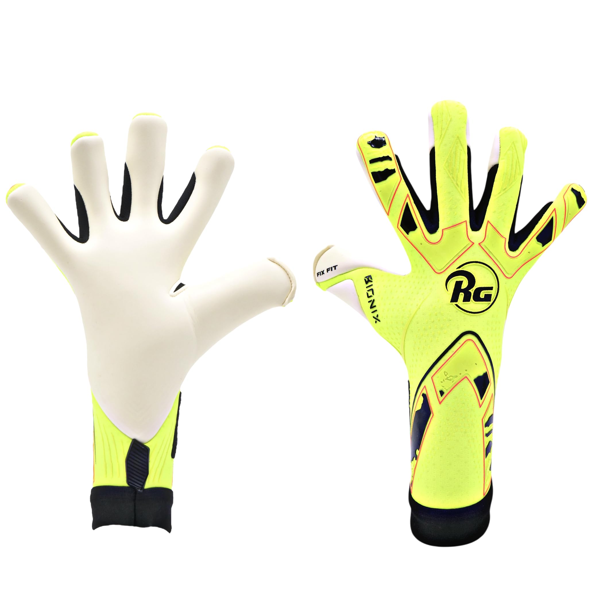 

Genuine RG Goalkeeper High Model Bionix 2025 with Alpha Size 5 Gloves, Grip,