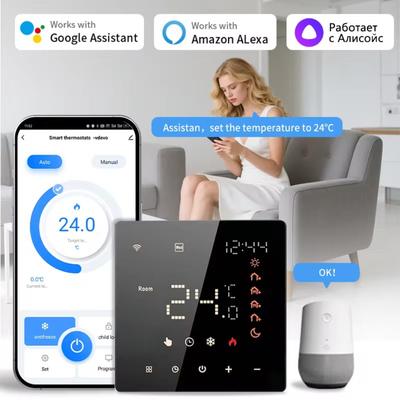ME81H/82H WLAN-Thermostat für Wandkessel und Elektroheizungen - APP-Fernsteuerung mit Alexa und Google Home Sprachbefehlen