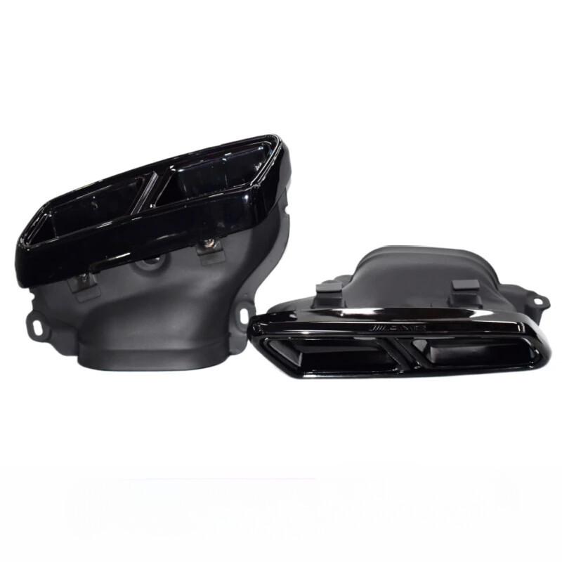 Stainless Steel Tailpipe Cover for 2014-2024 Mercedes-Benz S-Class W222/S63/S65