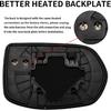 Driver Side Mirror Replacement For Honda CRV 2007 2008 2009 2010 2011 - Left Side Mirror Glass, Rear View Mirrors Glass With Power Heated