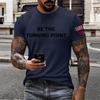 Men's Printed Short Sleeve T-Shirt Men's Loose Casual Short Sleeve Top