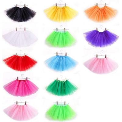 Baby Kid Girl Cute Fluffy Tulle Pettiskirt Tutu Skirt Ballet Dance Costume