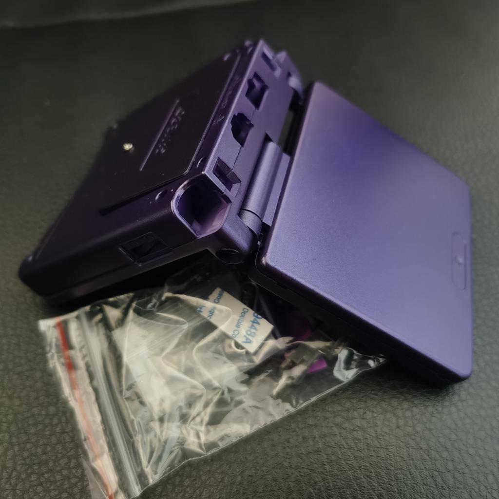 New Shell Case for GBASP Housing GBA SP Shell with Buttons and Sticker Sets Replacement for Gameboy Advance SP Game Accessories