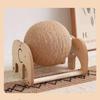 Wooden Cat Scratching Ball Toy Non-Slip Cat Scratching Board Cat Claw Grinding Toy  Pet Furniture