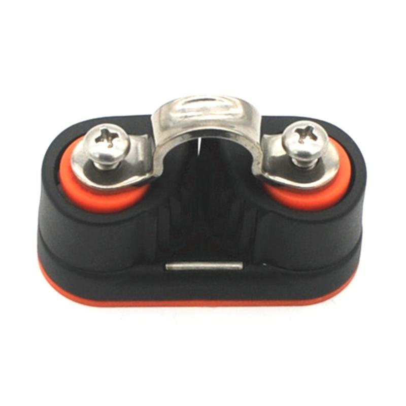Double Rows Kayak Bearing Cleat Pilates Equipment Marine Boat Fast Entry Wire Clamp for Awnings Secure Cable Connections