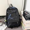 Men's Large Capacity Backpack Graffiti Backpack Student Schoolbag