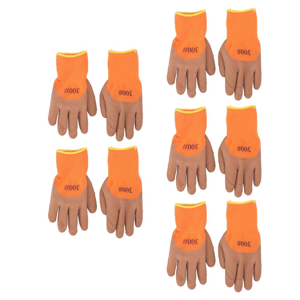 5 Pairs Work Gloves Waterproof Thermal Insulated Working Safety Gloves for Winter Operation