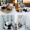Panda Soft Plush Animal Cushion With Pp Cotton Filling For Home And Office Decor