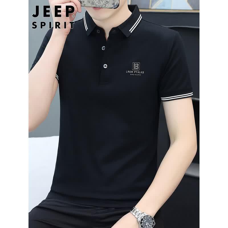 JEEP SPIRIT Men s Short Sleeve Polo Shirt 3XL