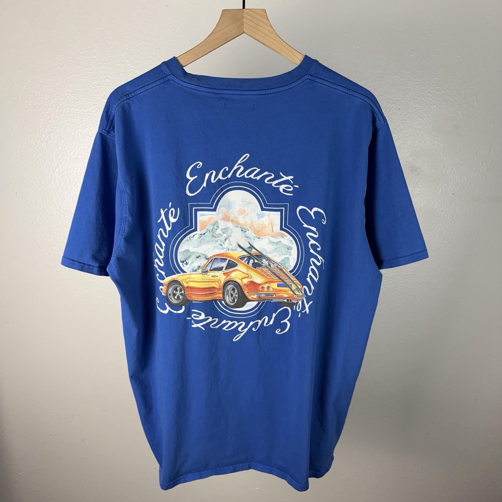 Enchante Daniel Ricciardo Winter Getaway Porsche Designer Blue T Shirt Size XL Unisex T-Shirt XXXXL