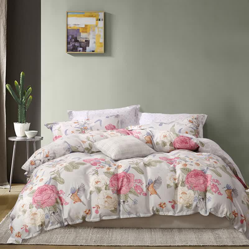 Fuanna Linglong Manyu Antibacterial 4-Piece Bedsheet Set