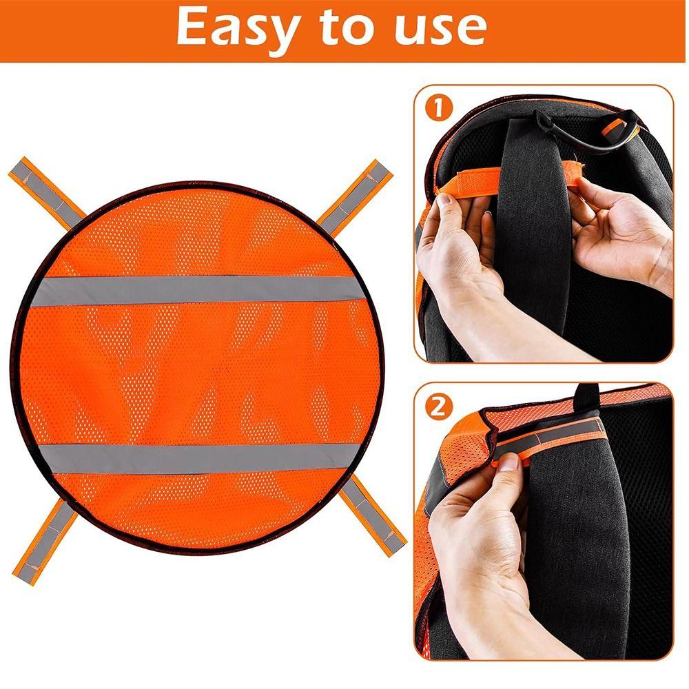 4Pcs/Set Warning Mesh Safety Panels High Visibility Reflective Safety Panel  Climbing Accessories