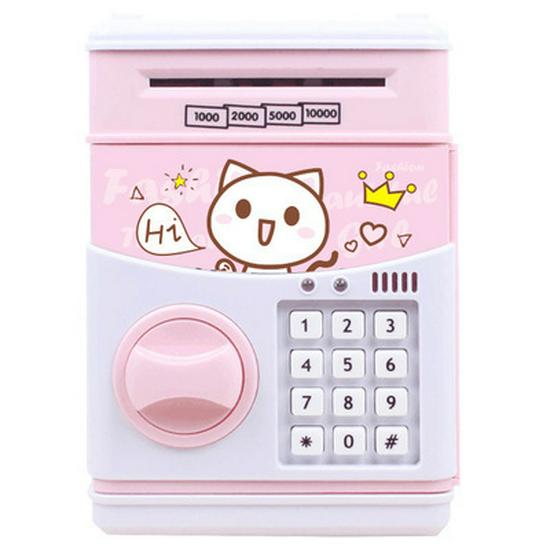 Korejská kreativní dětská ATM pokladnička s funkcí automatického vkládání peněz