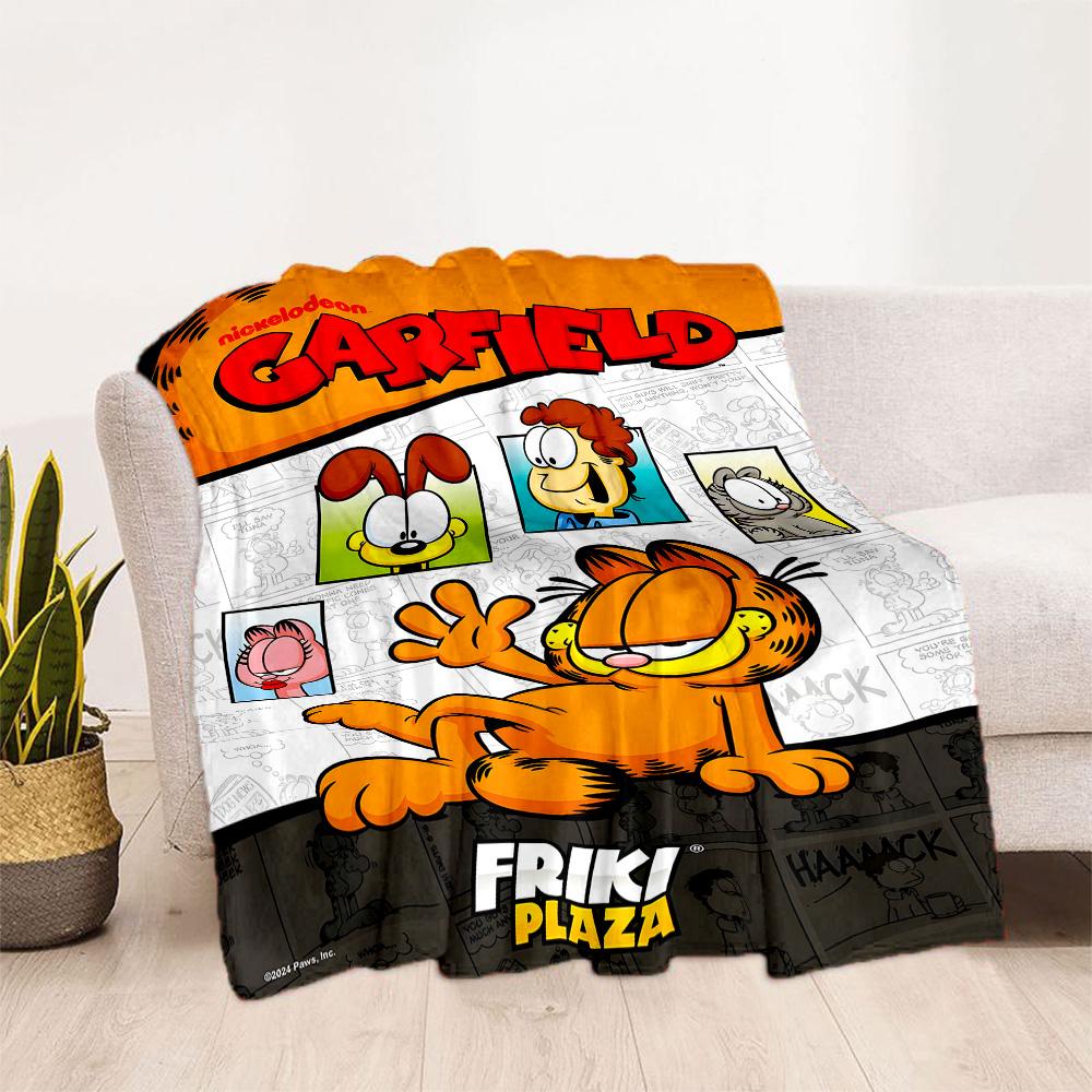 Garfield's Cozy Adventure Blanket Soft Warm Cozy Great for Seaside Picnics Sofa for All Occasions Stylish Decor Gifts For Family Or Friends