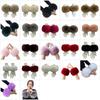 Soft Furry Wrist Sleeves for Fashionable Women and Trendy Youth Arm Warmer Multicolored Y2K Furry Wrist Cuffs