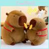 Adorable Capybara Fries Plush Toy Cartoon Doll With Cute Backpack Design In Soft Pp Cotton