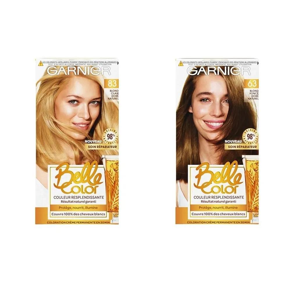 Garnier Belle Краска для волос 2 упаковки 83 Натуральный Светло-Золотисто-Русый Стойкая краска 83 Натуральный Светло-Золотисто-Русый