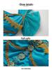 Costume de Danse du Ventre Exotique Princesse Jasmine d'Halloween pour Adultes