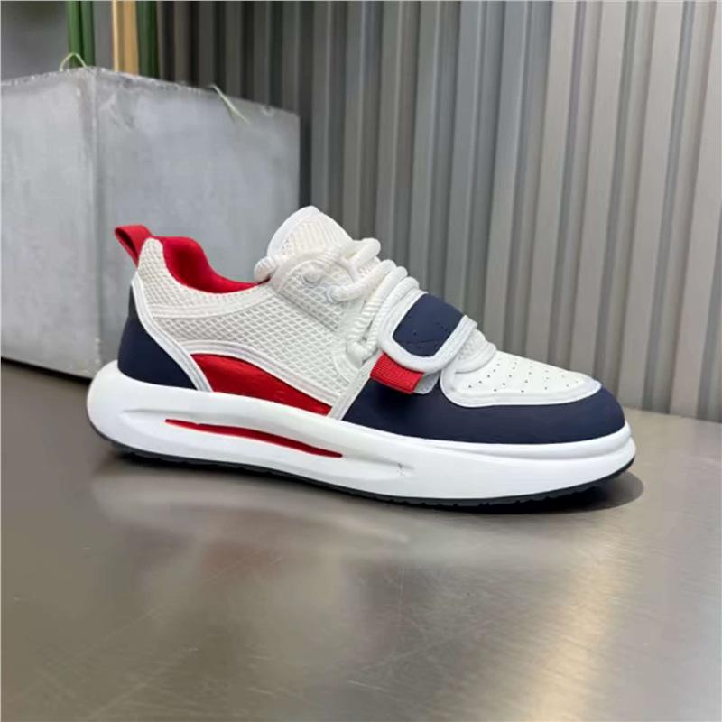 

Velcro board shoes new comfortable breathable mesh soft sole casual zmd 38 leather shoe size