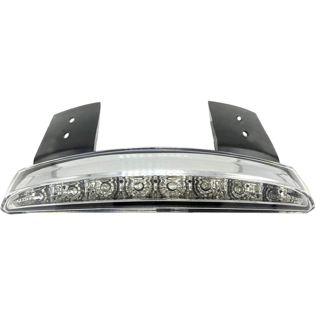 ANKIA Motorcycle Chopped Rear Fender Edge LED Brake License Plate Tail Light Stop Running Light Turn Signal Lamp for Night/Low-Light Riding for