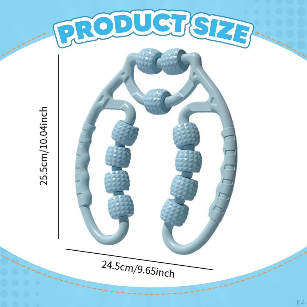 Massage-Roller 11 Räder Zirkuläre Beinklammer Massieren für Oberschenkel