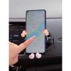 Car Phone Holder Car Navigation Special Cute Car Fixed Round Horizontal and Vertical Air Outlet Universal Mobile Phone Holder