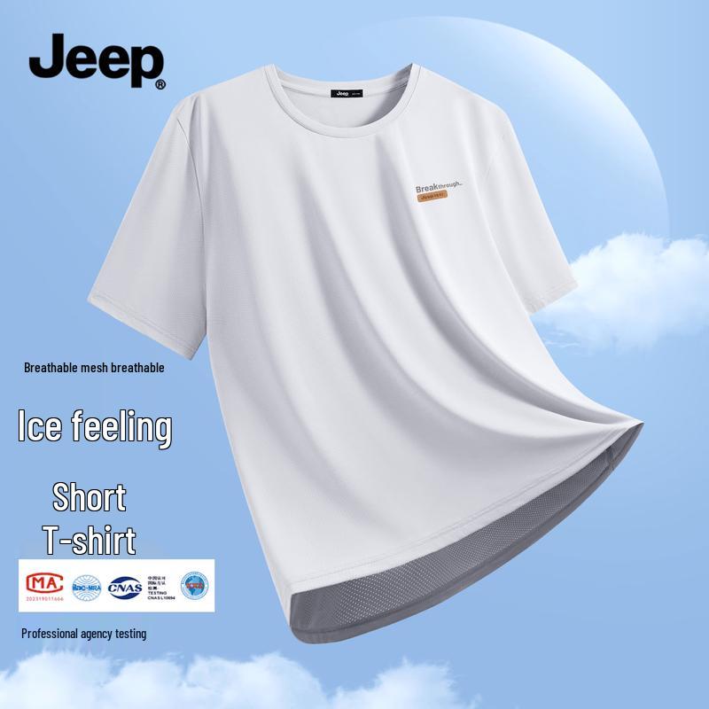 JEEP Men s Summer Quick-Dry Sun Protection T-Shirt 5XL