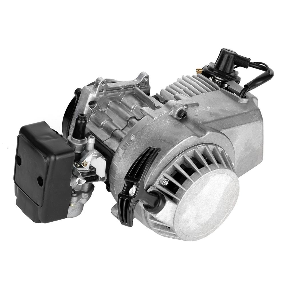 

Двигатель 49cc 2-тактный с ручным стартером для мини-мотоцикла, питбайка, квадроцикла, внедорожника, багги