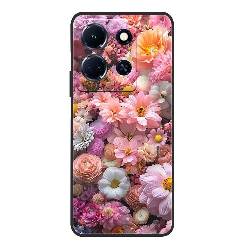 Schutzhülle aus weichem, mattem Silikon in Marmoroptik für Infinix Note 30 4G, passend für Infinix Note 30 Pro, 30i und 30 VIP – Rundumschutz