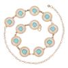 Metal Waist Chain Women'S Dress Waist Decoration Retro Silver Hook Adjustment Belt Five Optional