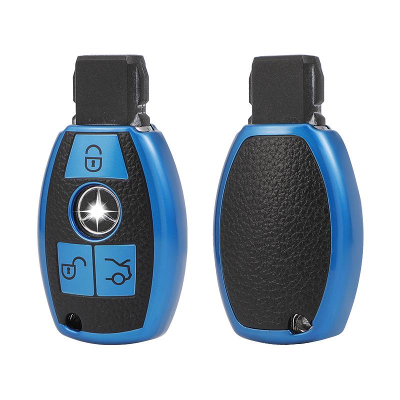 Mercedes-Benz Key Cover for E300L, C260L, GLE350, A200L, GLB220, GLC300L - Men's Car Key Protection