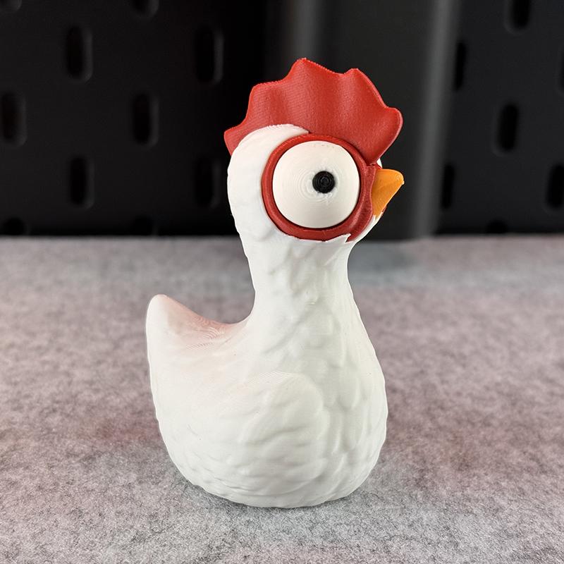 3D Printed Hen Statue Chicken Figurine Animal Sculpture Indoor/Outdoor Home Or Car Ornament Perfect Gift