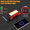 Multi Functional Charging Work Light with Magnetic Base,5 Lighting Modes,ultra Bright and Portable,outdoor,camping, Workshop,emergency Lighting
