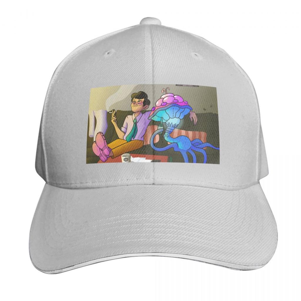 Myc and Andre Inside Job Netflix Baseball Cap Hat Unisex For The Sun Golf Cap Christmas Hat Hard Hat Womens Beach Unisexs