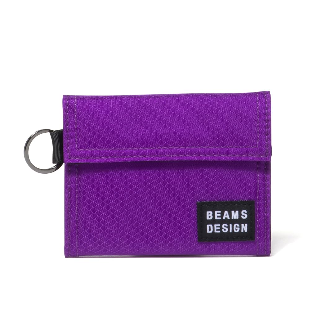 BEAMS DESIGN One Size BMMW6JS3 Aggressive Bi-fold Wallet, Purple,