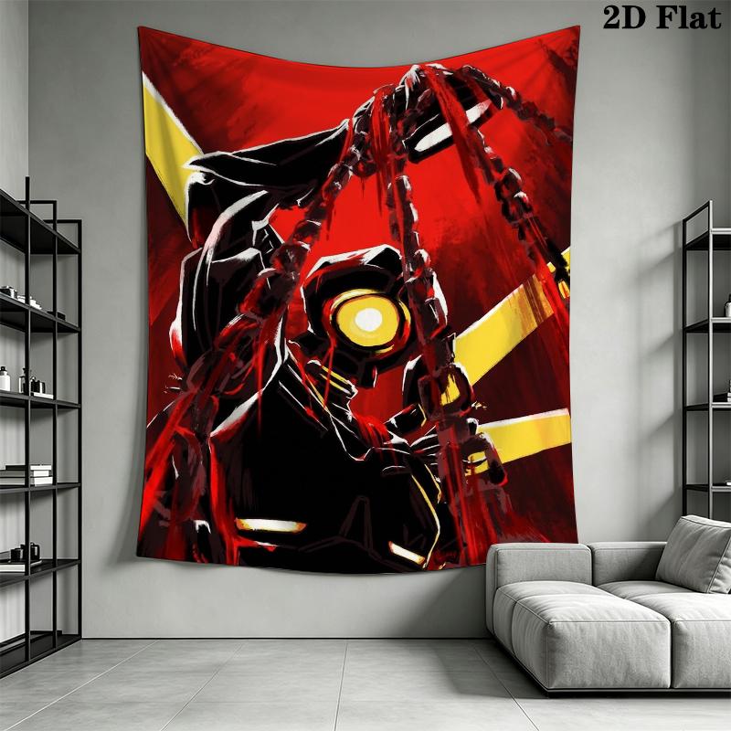 ULTRAKILL Wall Tapestry Aesthetic Wall Hanging Printed Fabric Blanket Decorative Tapestries for Bedroom Living Room Home Decor