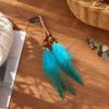 2 Stück Böhmische Retro Feder Haarspangen - Ethnische Quaste Langes Haarband Exotischer Stil Böhmische Haaraccessoires Für Frauen