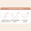 Underwear Storage Bag Women Travel Bras And Panties Organizer Storage Case with Compartments for Bras Underpants Socks