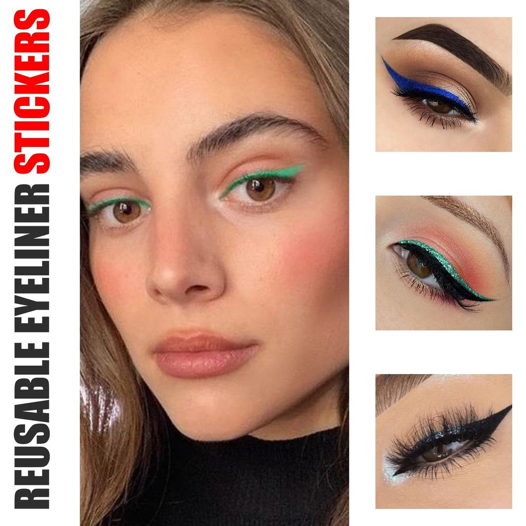 20Pairs Reusable Eyelid Stickers Instant Outline Winged Lid Cosmetic Applica