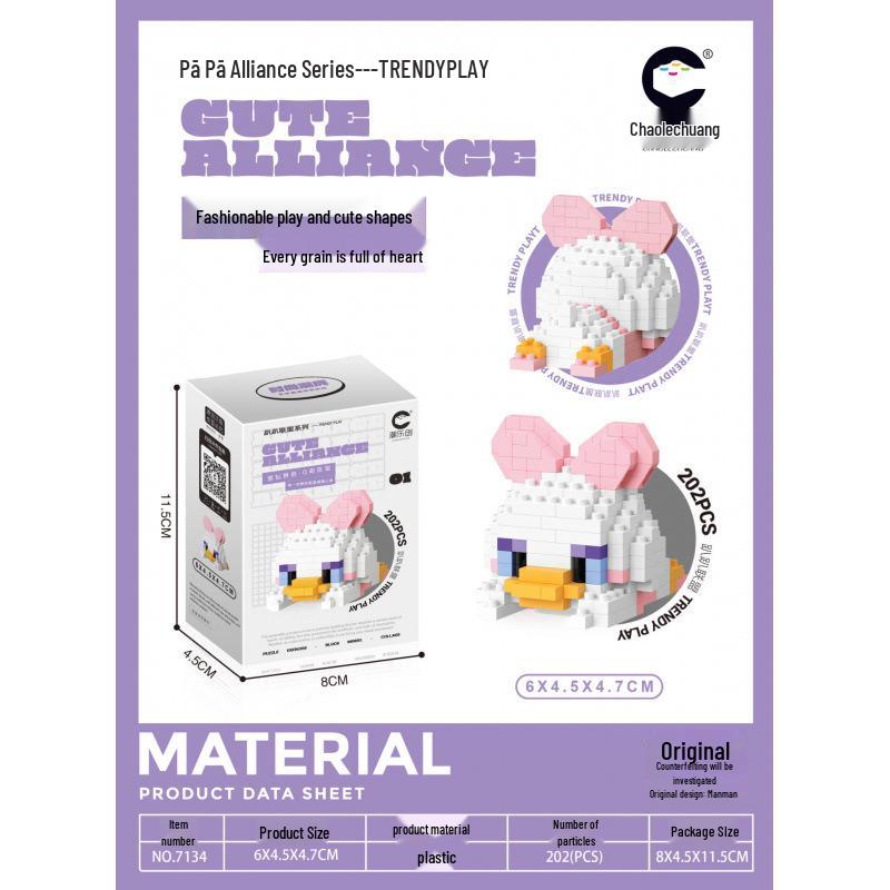 ChaoLeChuang Christmas Cartoon Building Blocks: Educational Toy Gift Set 7101-7147